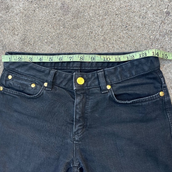 Roberto Cavalli boot cut jeans xs 38 extra small black y2k 00s 90s italy bootcut - Picture 12 of 16